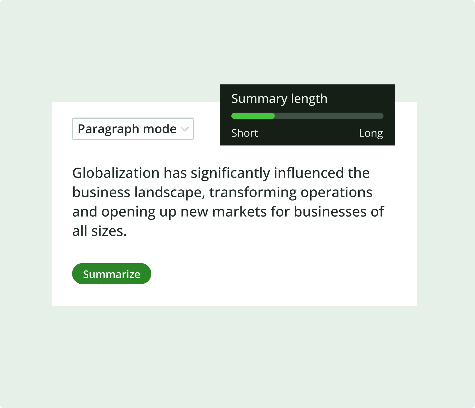 QuillBot Summarizer screenshot 3
