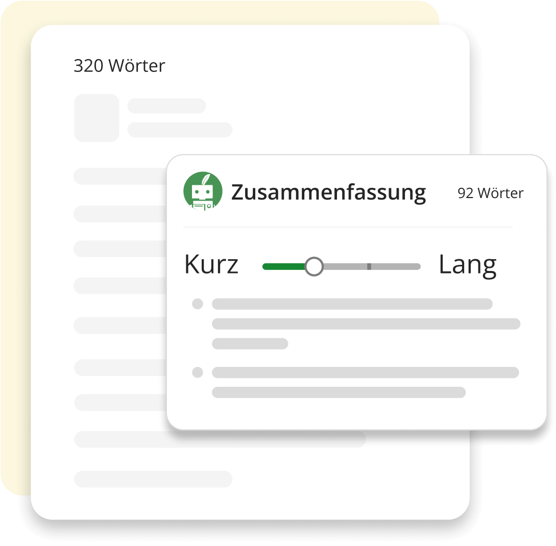 Textzusammenfasser in App